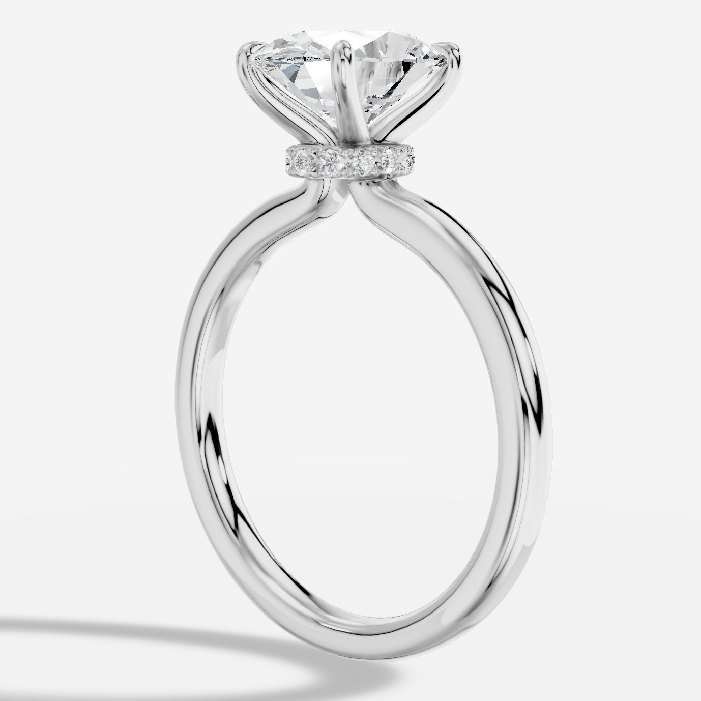 Elysium Oval Kesim Laboratuvar Pırlanta Yüzük | X Diamond
