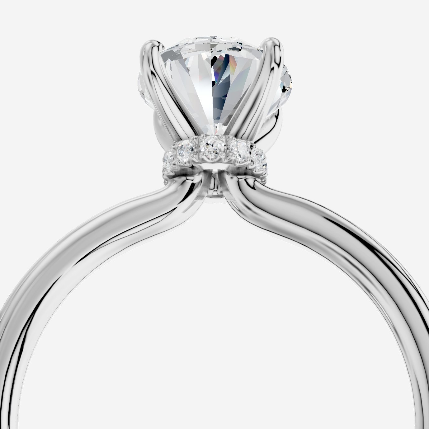 Elysium Oval Kesim Laboratuvar Pırlanta Yüzük | X Diamond