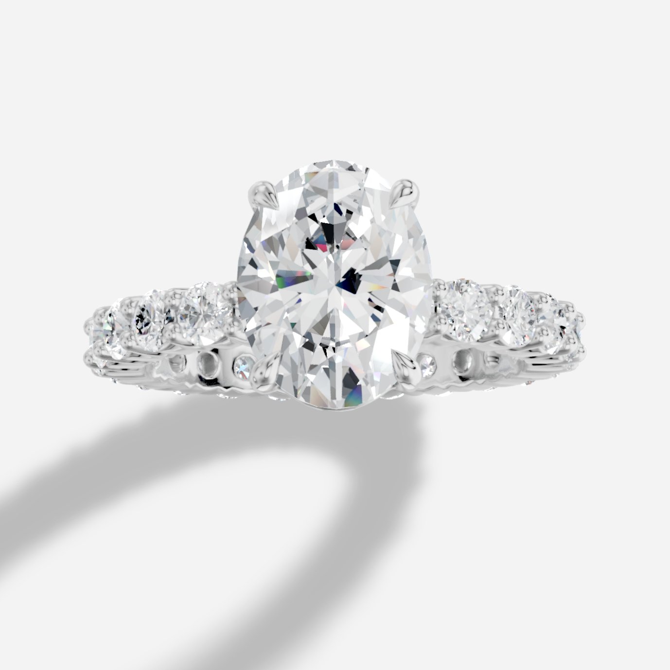 Imperial Oval Kesim Exclusive Laboratuvar Pırlanta Yüzük | X Diamond