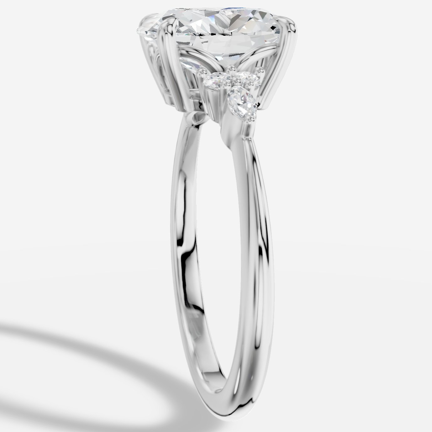 Liora Oval Kesim Exclusive Laboratuvar Pırlanta Yüzük | X Diamond