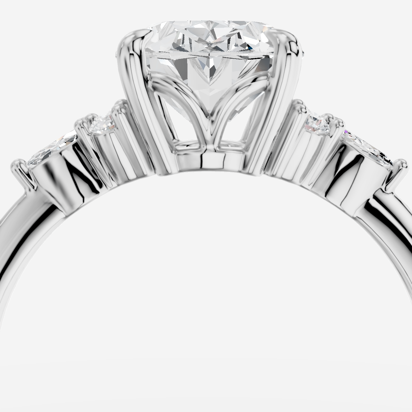 Liora Oval Kesim Exclusive Laboratuvar Pırlanta Yüzük | X Diamond