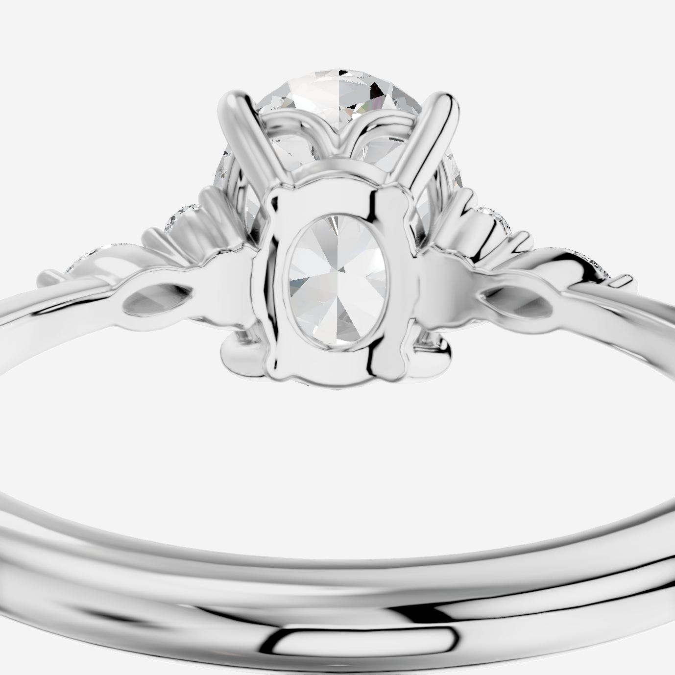 Liora Oval Kesim Exclusive Laboratuvar Pırlanta Yüzük | X Diamond