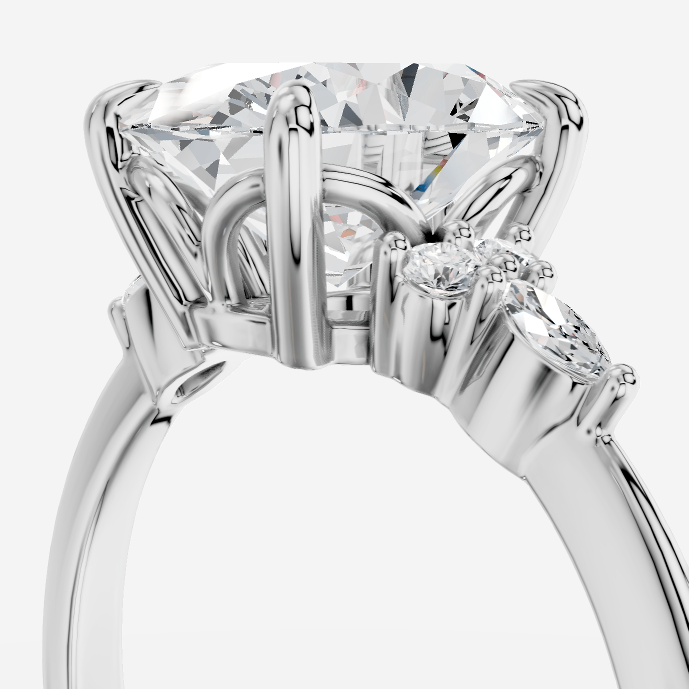 Liora Oval Kesim Exclusive Laboratuvar Pırlanta Yüzük | X Diamond
