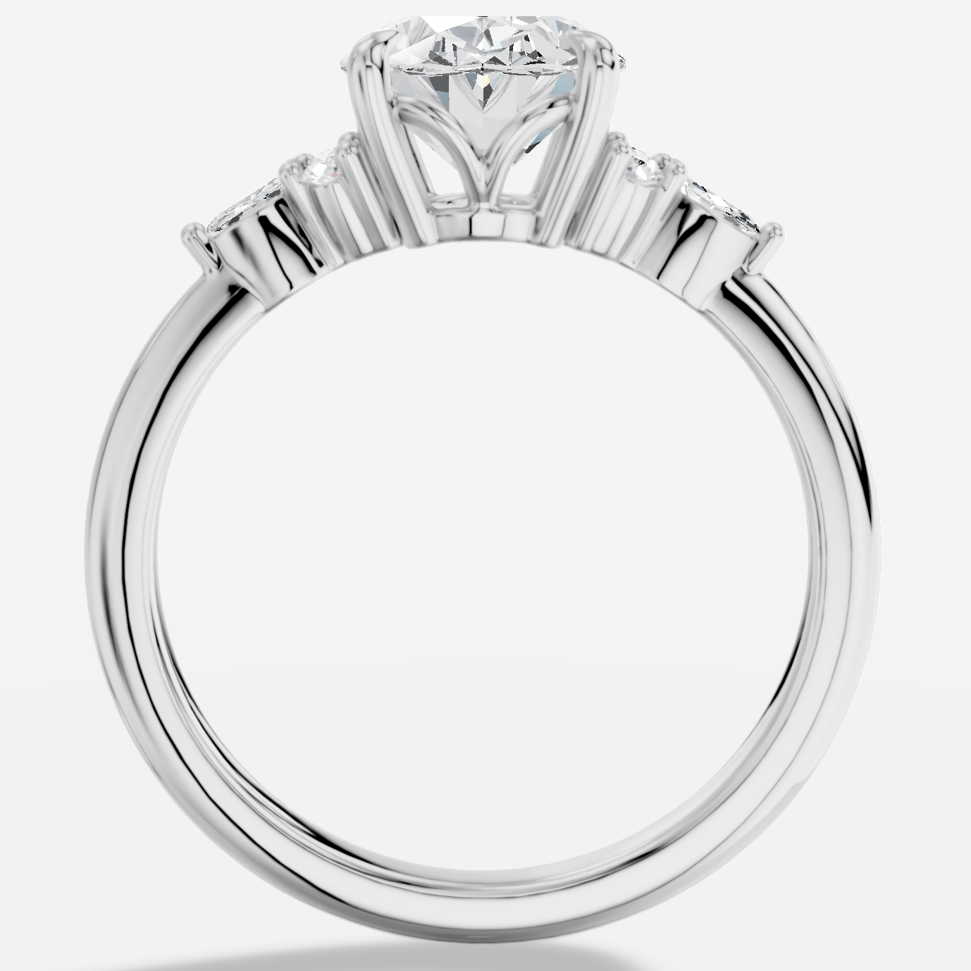 Liora Oval Kesim Exclusive Laboratuvar Pırlanta Yüzük | X Diamond