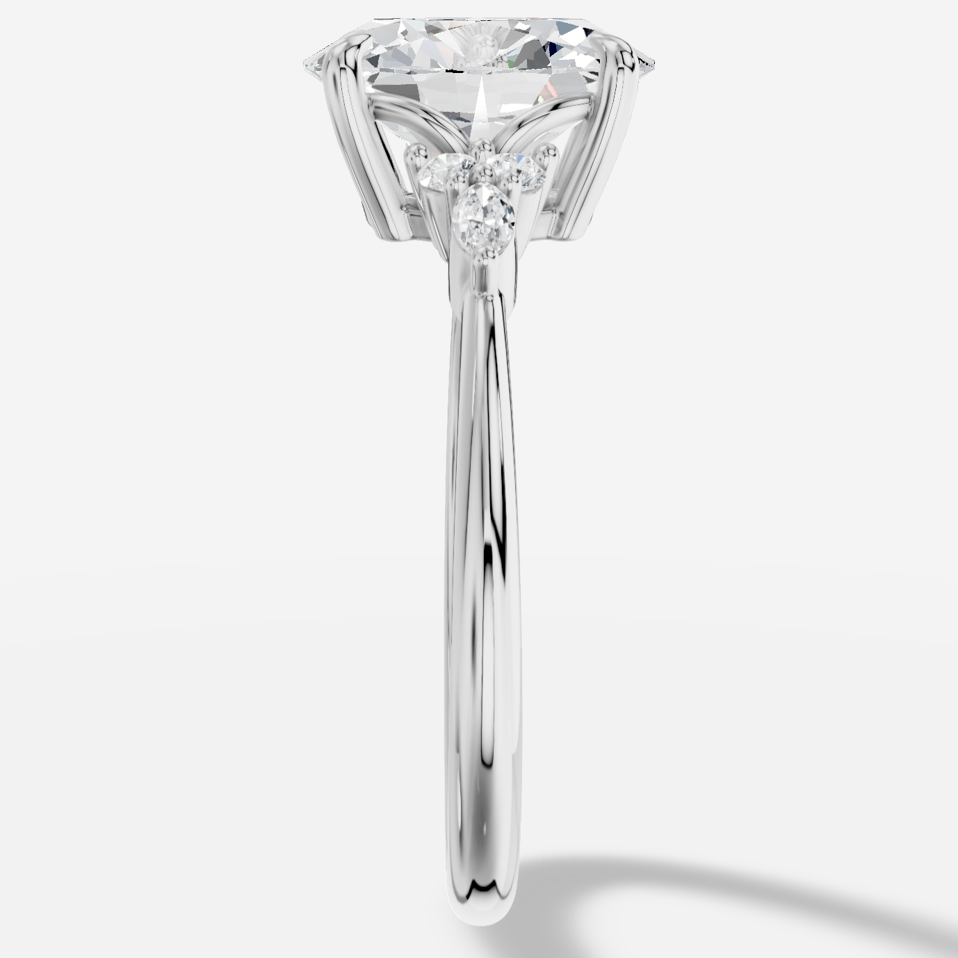 Liora Oval Kesim Exclusive Laboratuvar Pırlanta Yüzük | X Diamond