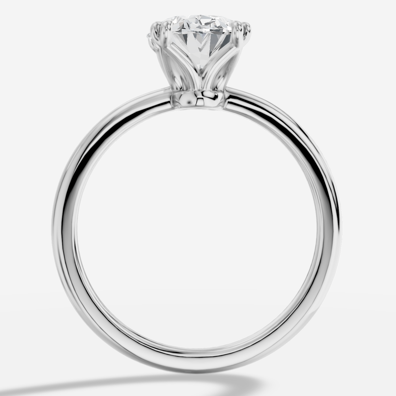 Lydia Oval Kesim Laboratuvar Pırlanta Yüzük | X Diamond