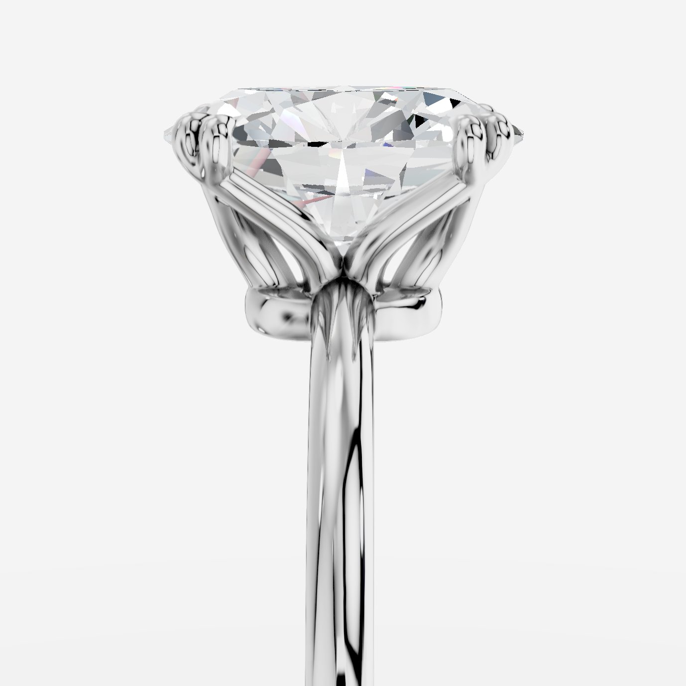Lydia Oval Kesim Laboratuvar Pırlanta Yüzük | X Diamond
