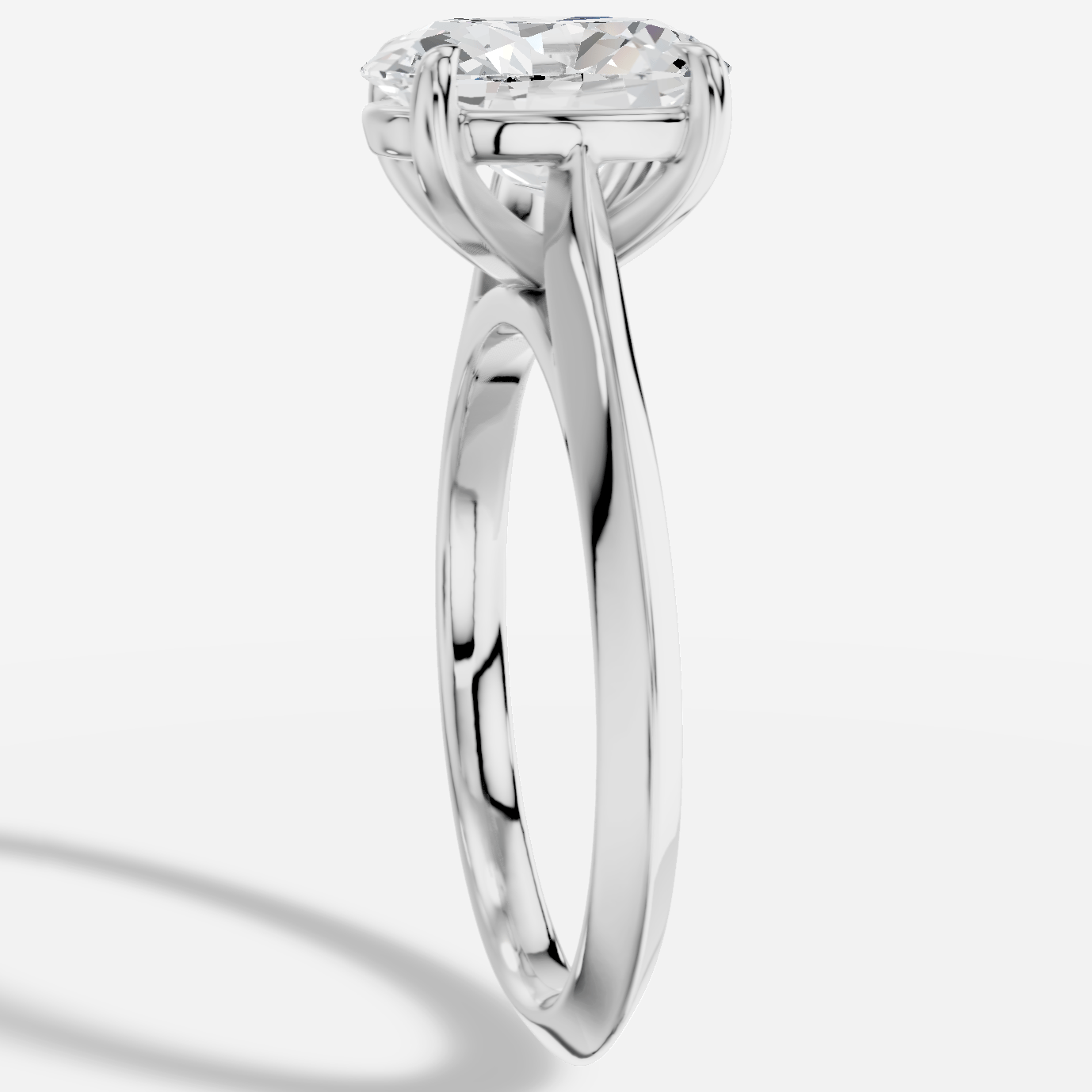 Meliora Oval Kesim Laboratuvar Pırlanta Yüzük | X Diamond
