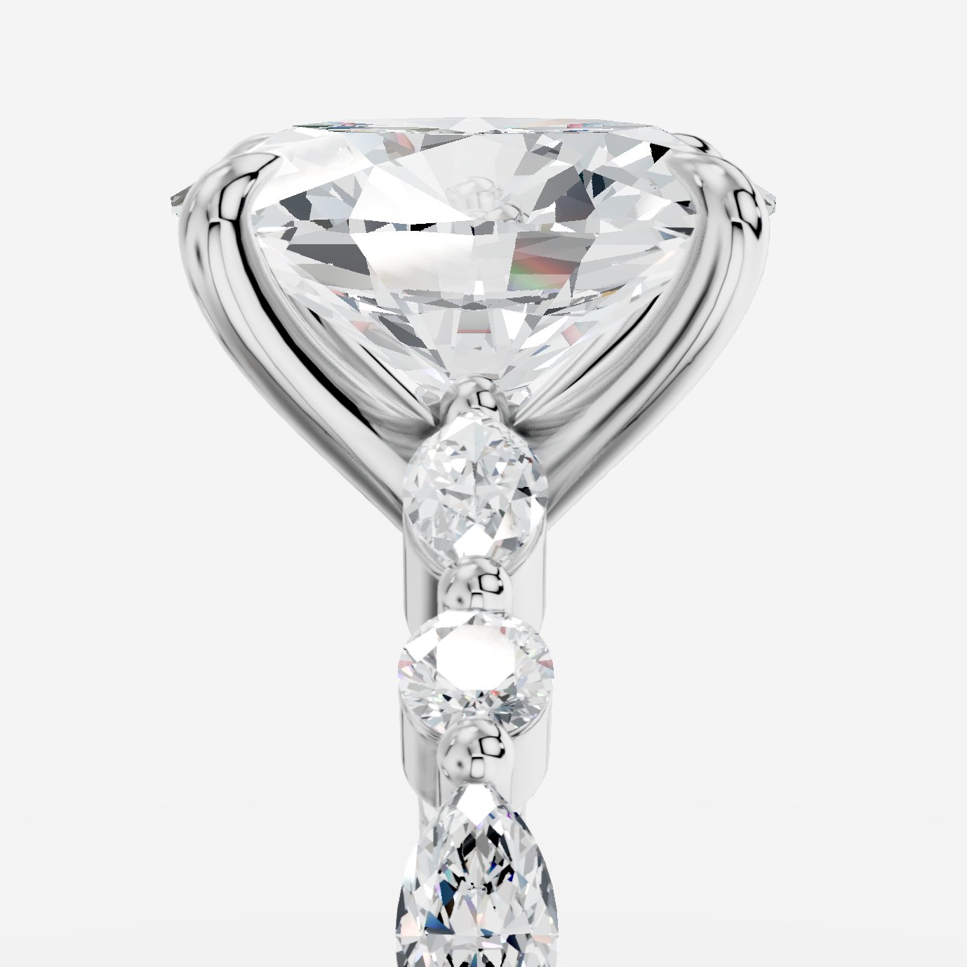 Royelle Oval Kesim Exclusive Laboratuvar Pırlanta Yüzük | X Diamond
