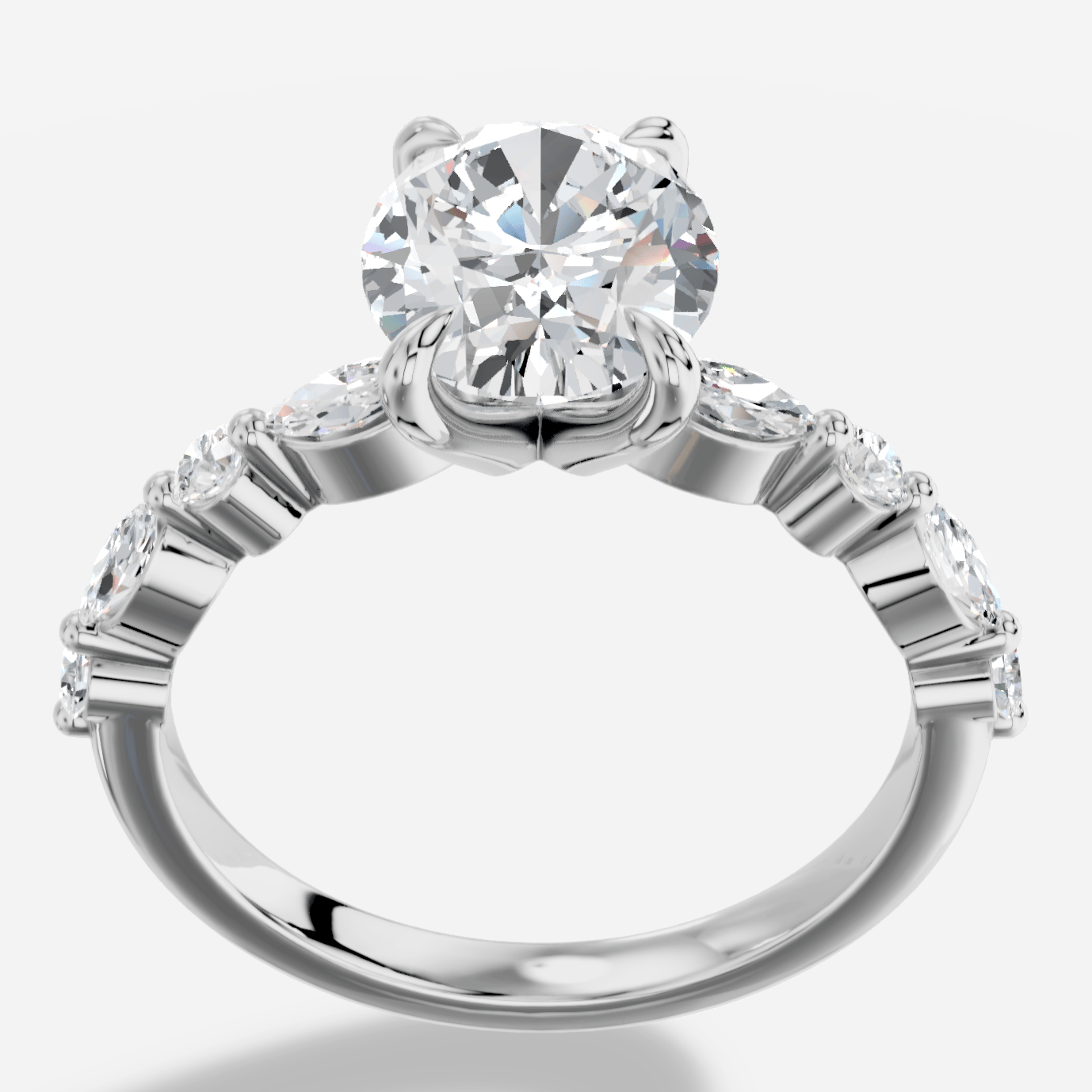 Royelle Oval Kesim Exclusive Laboratuvar Pırlanta Yüzük | X Diamond