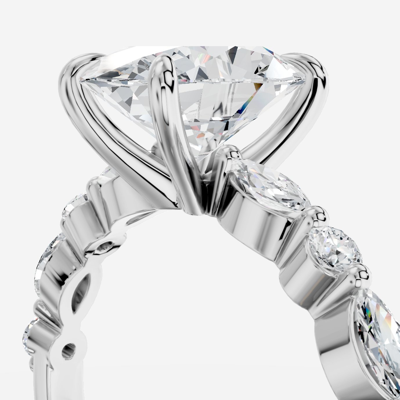 Royelle Oval Kesim Exclusive Laboratuvar Pırlanta Yüzük | X Diamond