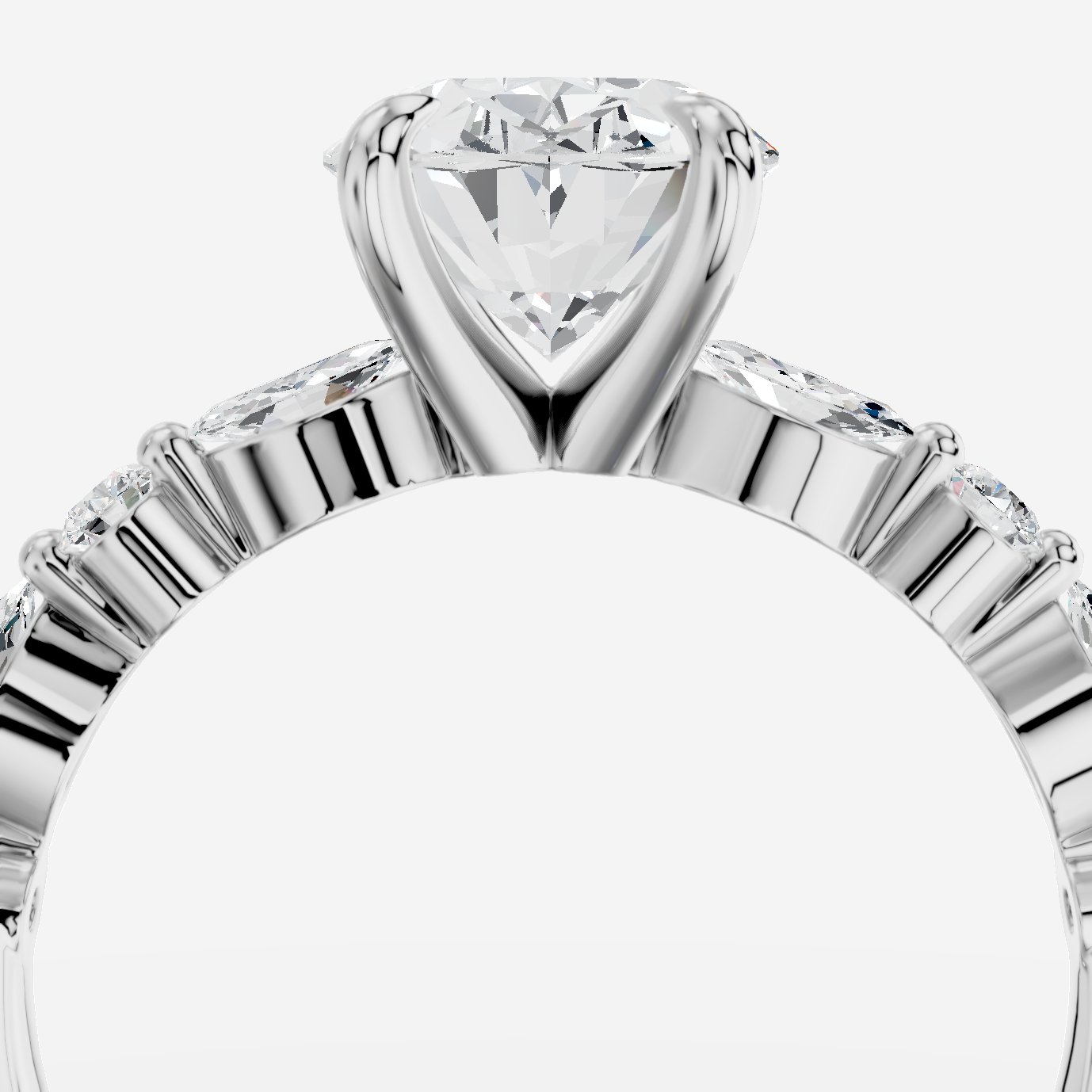 Royelle Oval Kesim Exclusive Laboratuvar Pırlanta Yüzük | X Diamond