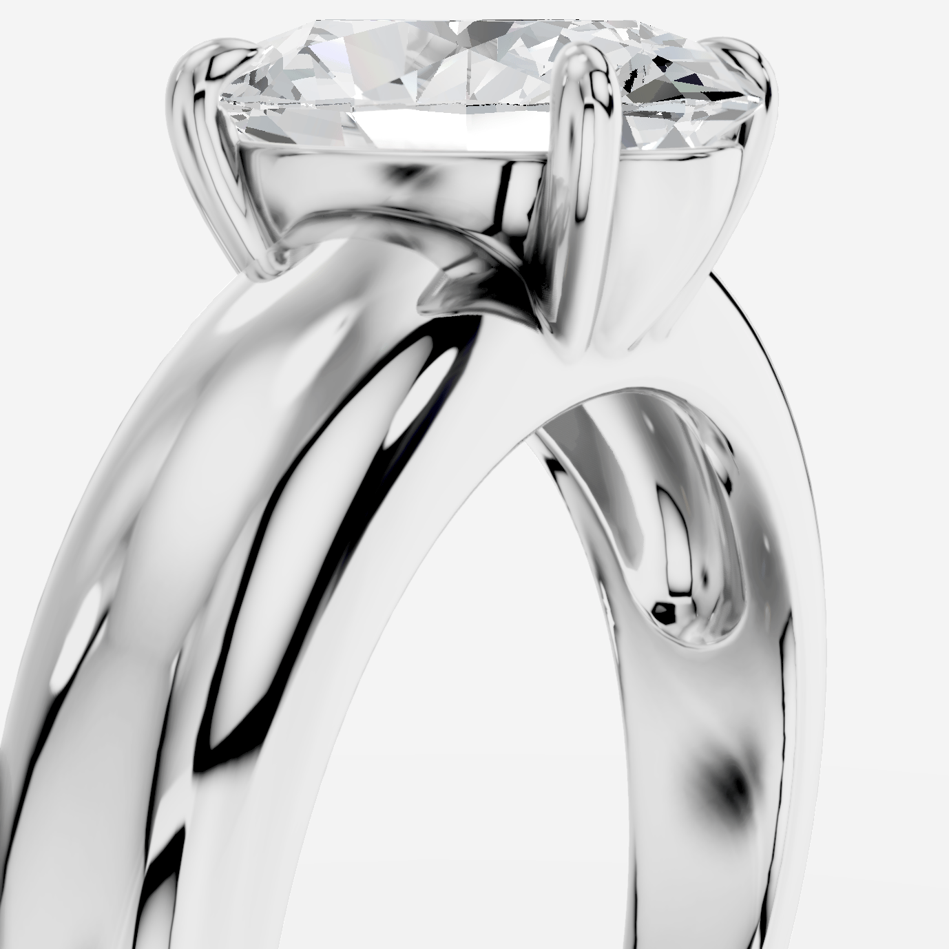 Velora Oval Kesim Laboratuvar Pırlanta Yüzük | X Diamond