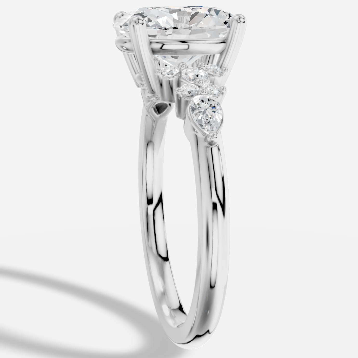 Veloria Oval Kesim Exclusive Laboratuvar Pırlanta Yüzük | X Diamond