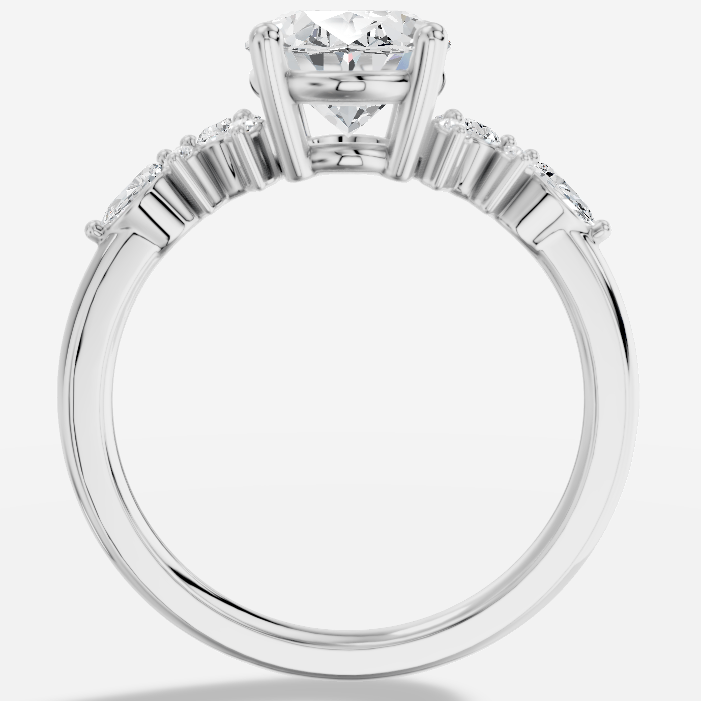 Veloria Oval Kesim Exclusive Laboratuvar Pırlanta Yüzük | X Diamond
