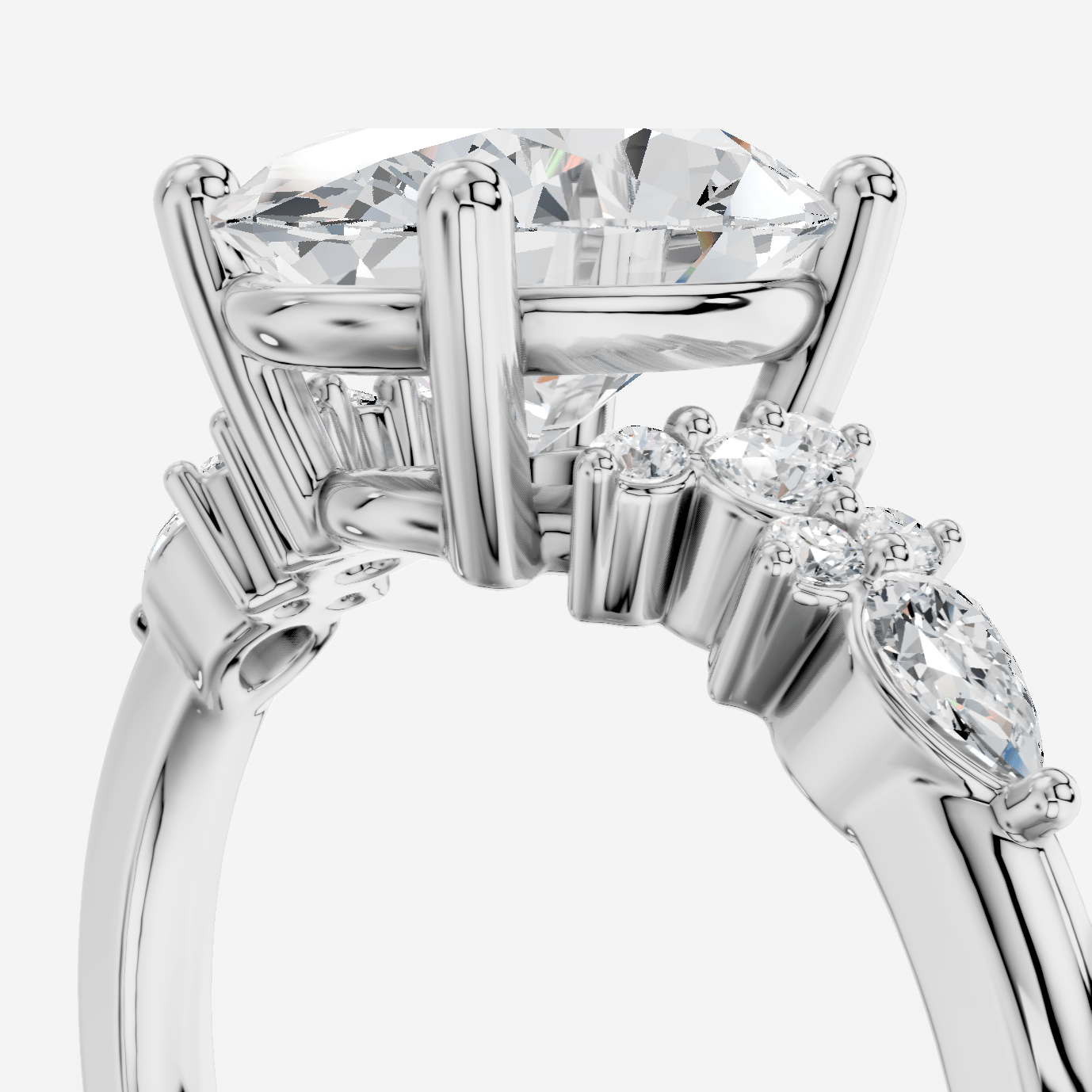 Veloria Oval Kesim Exclusive Laboratuvar Pırlanta Yüzük | X Diamond