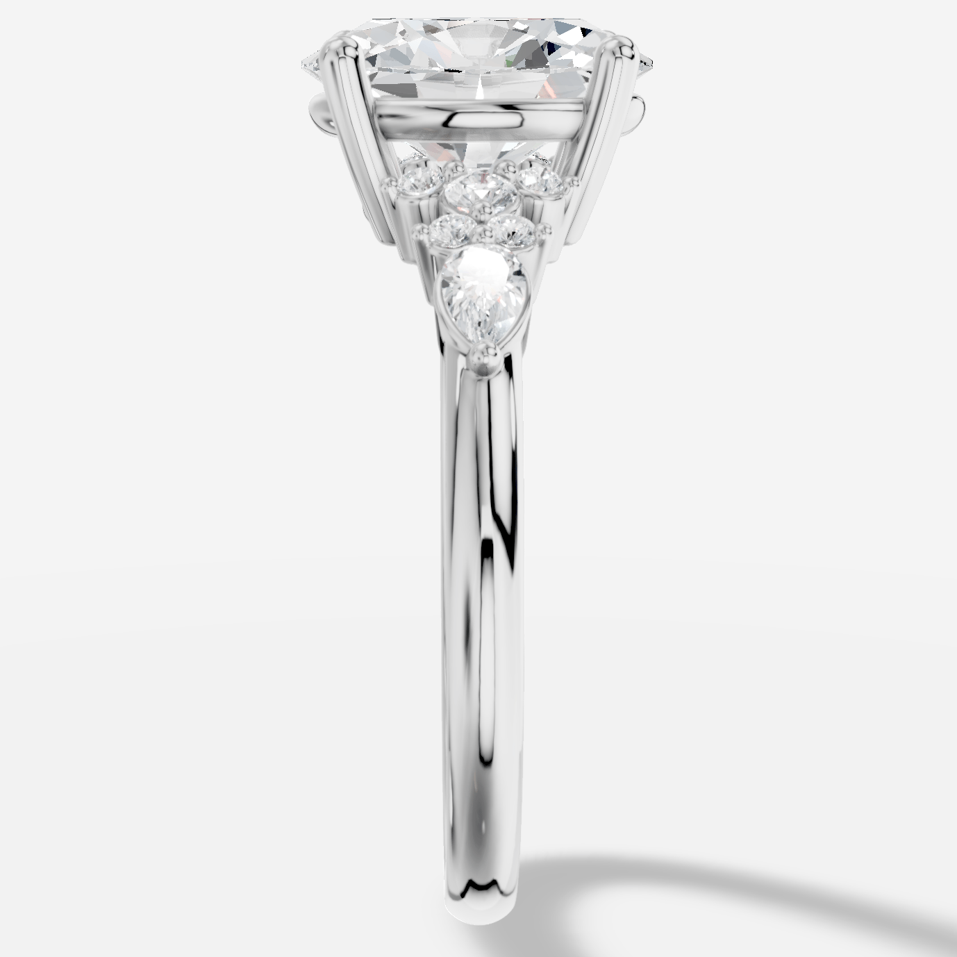 Veloria Oval Kesim Exclusive Laboratuvar Pırlanta Yüzük | X Diamond