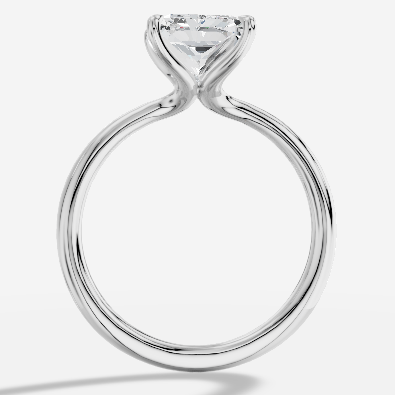 Cybele Radiant Yuvarlak Kesim Laboratuvar Pırlanta Yüzük | X Diamond