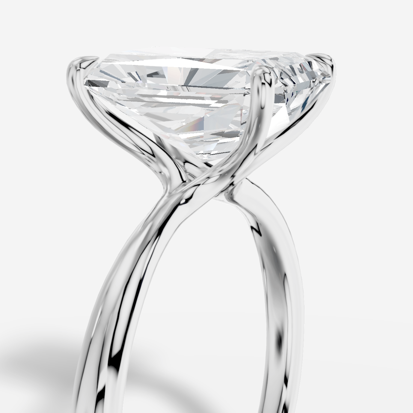 Cybele Radiant Yuvarlak Kesim Laboratuvar Pırlanta Yüzük | X Diamond