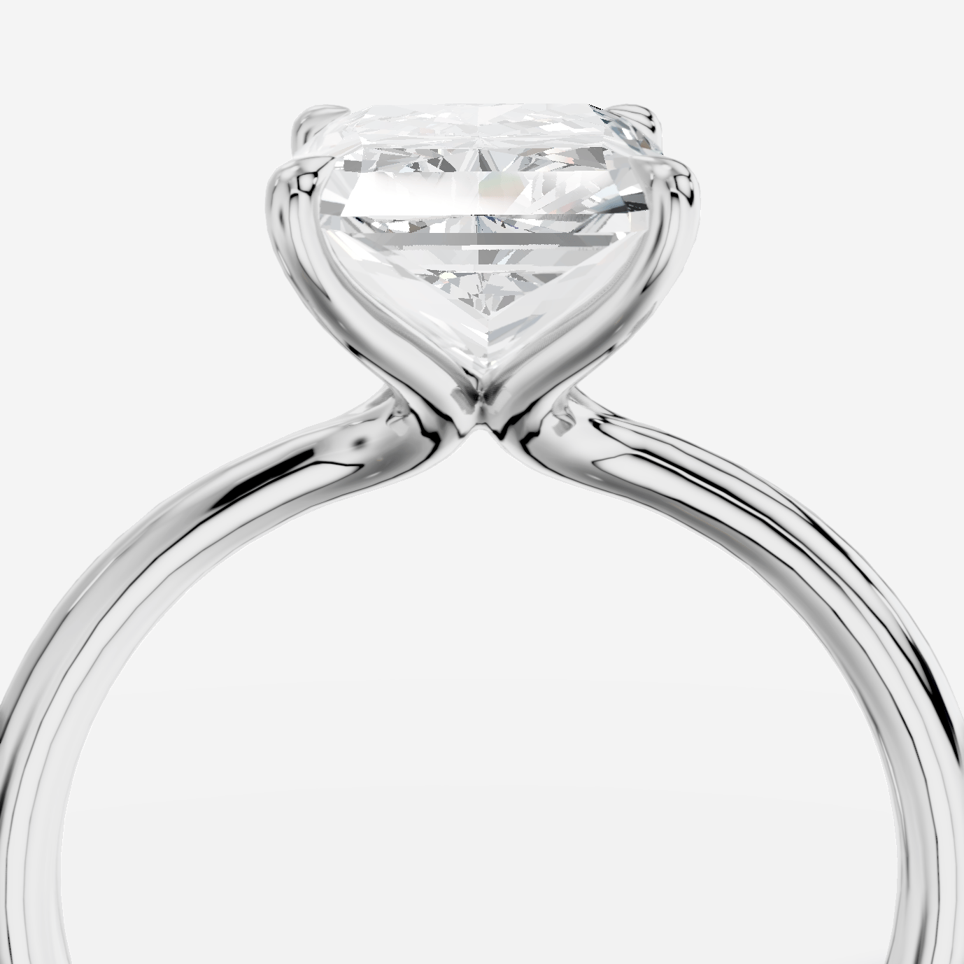 Cybele Radiant Yuvarlak Kesim Laboratuvar Pırlanta Yüzük | X Diamond