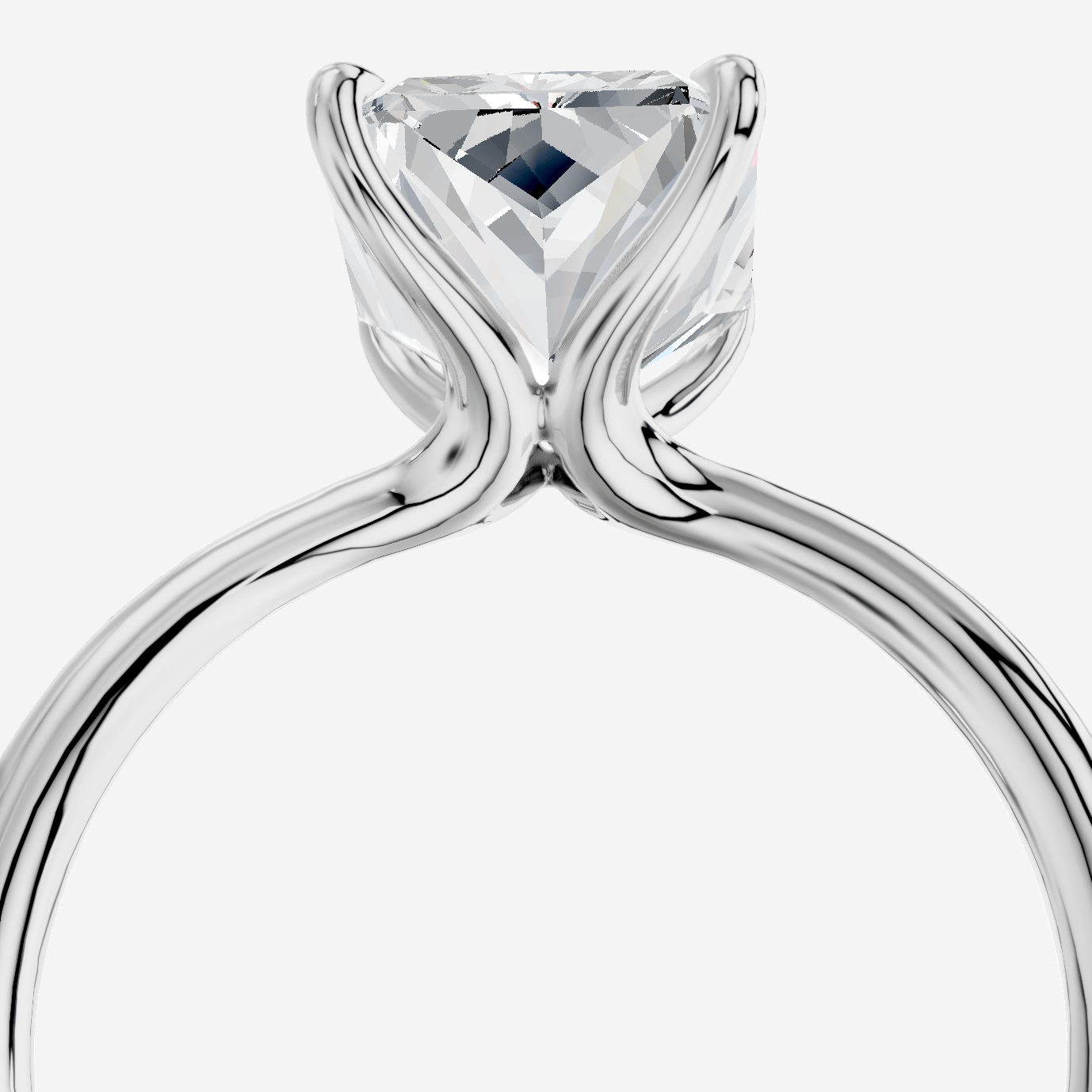 Cybele Radiant Yuvarlak Kesim Laboratuvar Pırlanta Yüzük | X Diamond
