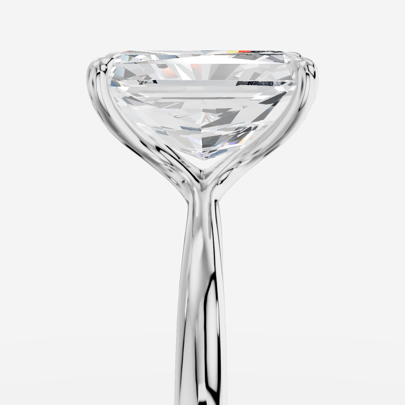 Cybele Radiant Yuvarlak Kesim Laboratuvar Pırlanta Yüzük | X Diamond