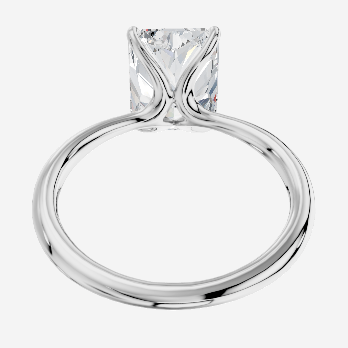 Cybele Radiant Yuvarlak Kesim Laboratuvar Pırlanta Yüzük | X Diamond