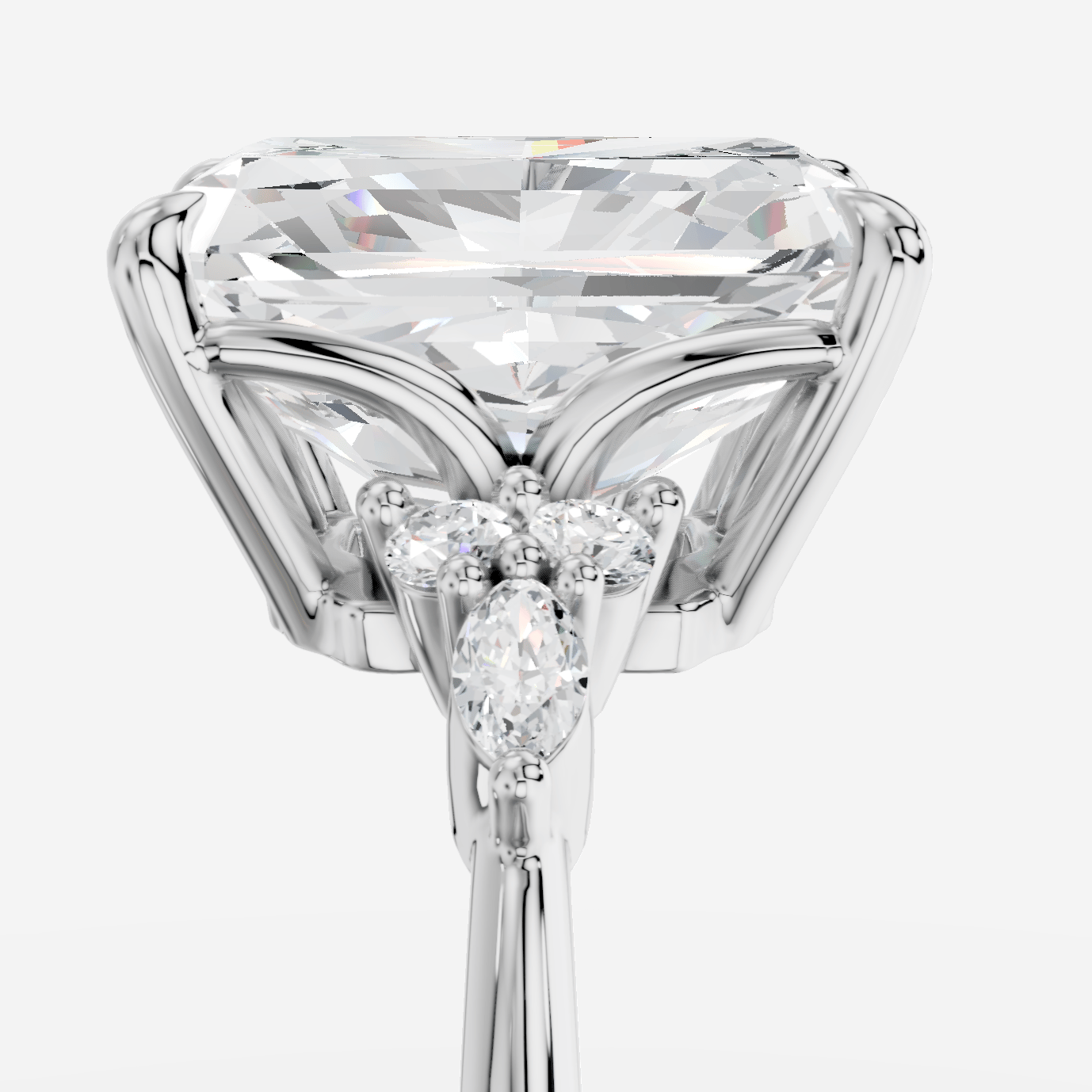 Liora Radiant Kesim Exclusive Laboratuvar Pırlanta Yüzük | X Diamond