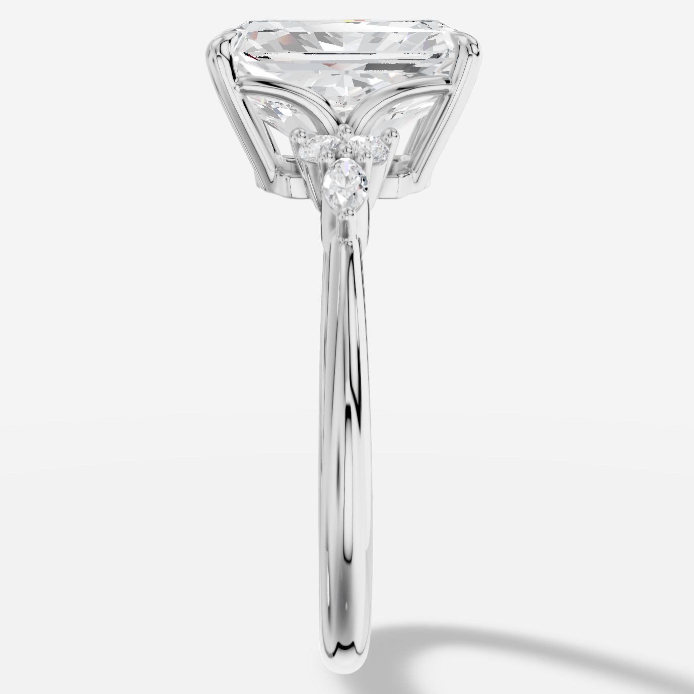 Liora Radiant Kesim Exclusive Laboratuvar Pırlanta Yüzük | X Diamond