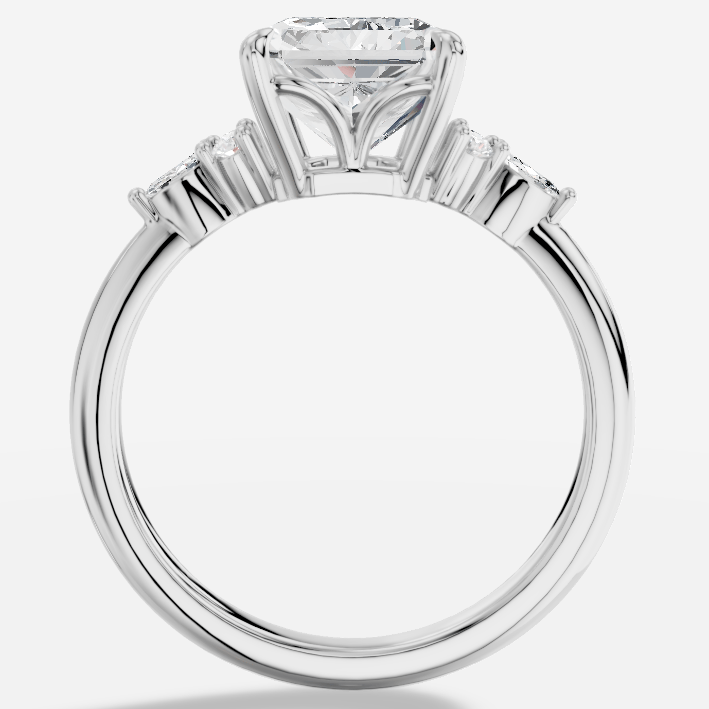 Liora Radiant Kesim Exclusive Laboratuvar Pırlanta Yüzük | X Diamond