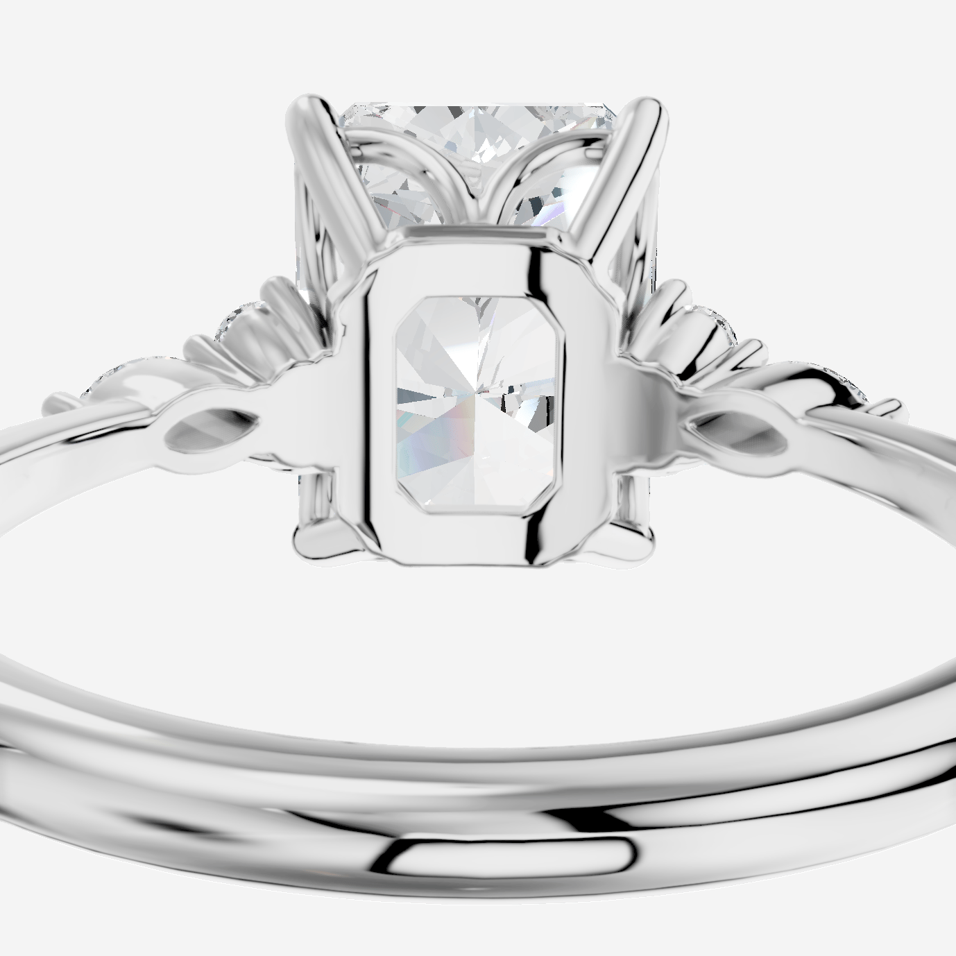 Liora Radiant Kesim Exclusive Laboratuvar Pırlanta Yüzük | X Diamond