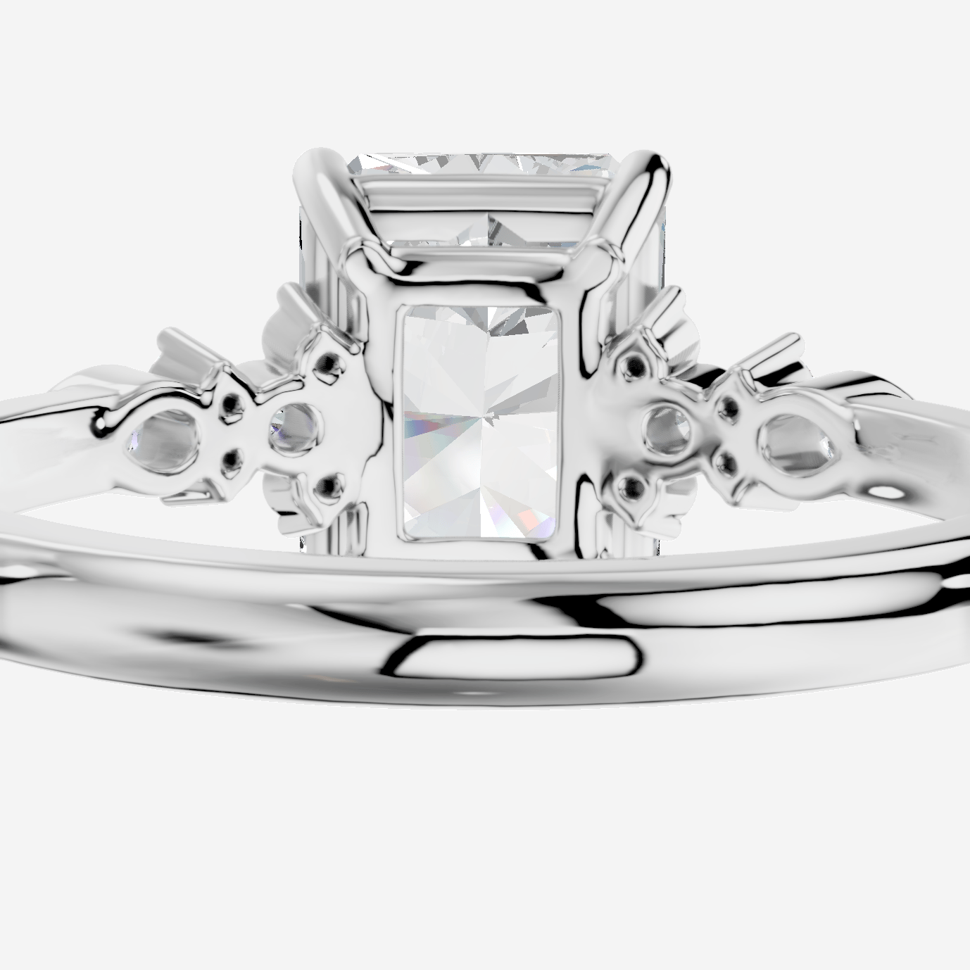 Veloria Radiant Kesim Exclusive Laboratuvar Pırlanta Yüzük | X Diamond