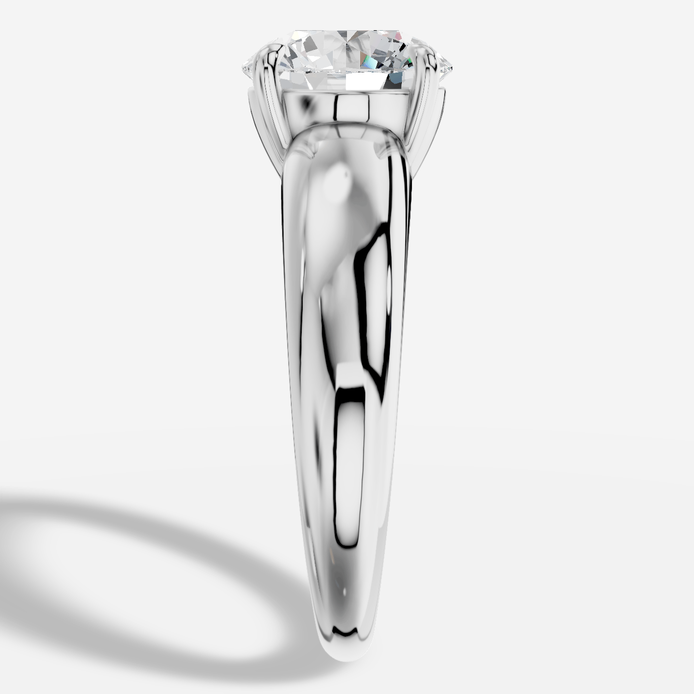 Aphrodite Yuvarlak Kesim Laboratuvar Pırlanta Yüzük | X Diamond