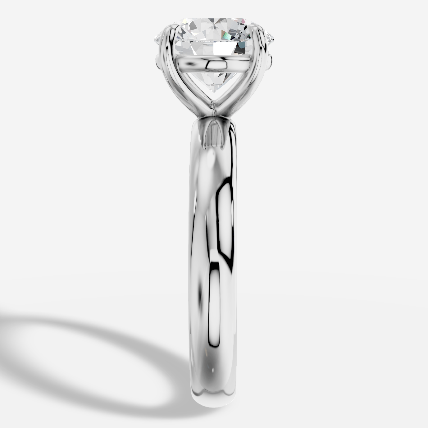 Aurelia Yuvarlak Kesim Laboratuvar Pırlanta Yüzük | X Diamond
