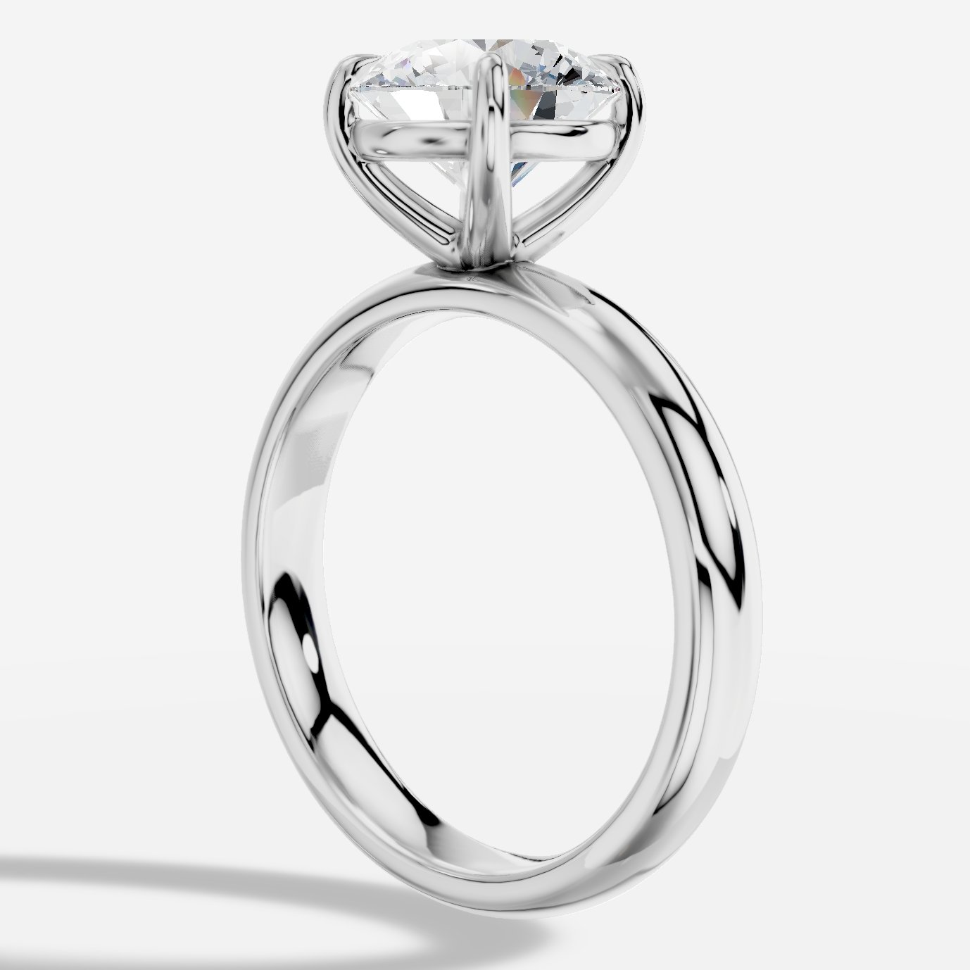 Aurelia Yuvarlak Kesim Laboratuvar Pırlanta Yüzük | X Diamond