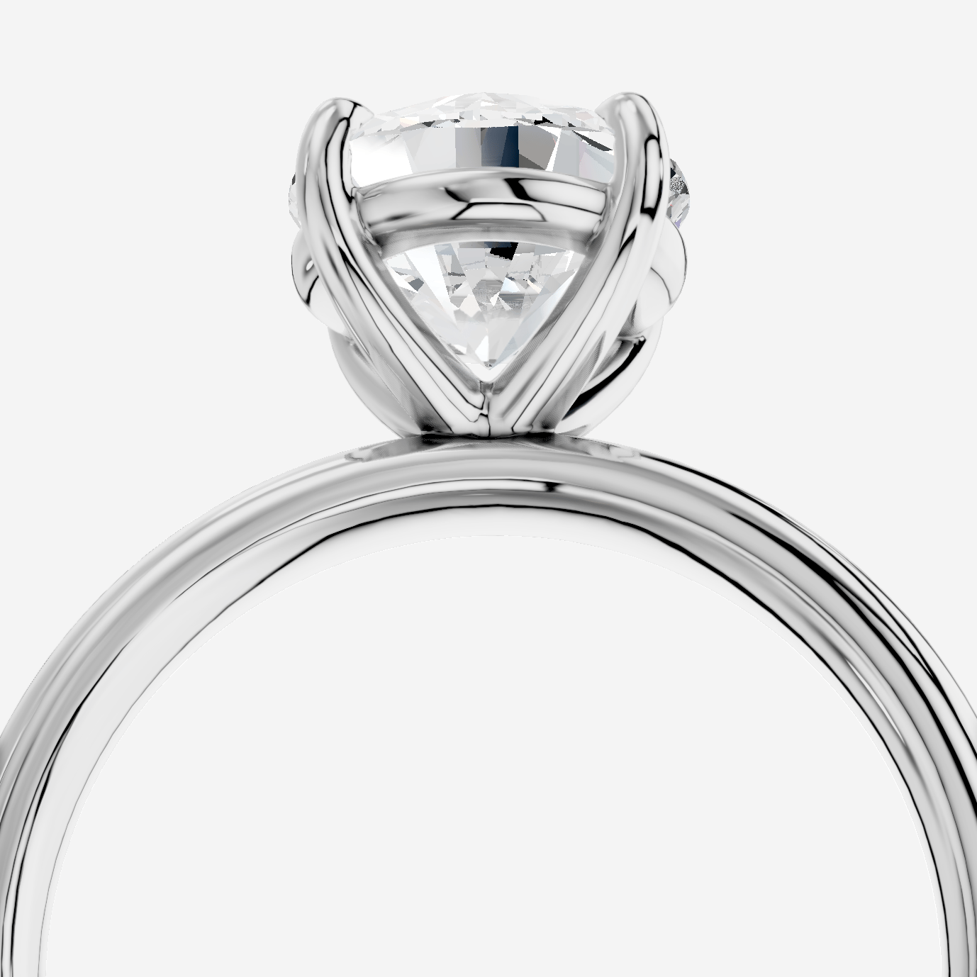 Aurelia Yuvarlak Kesim Laboratuvar Pırlanta Yüzük | X Diamond
