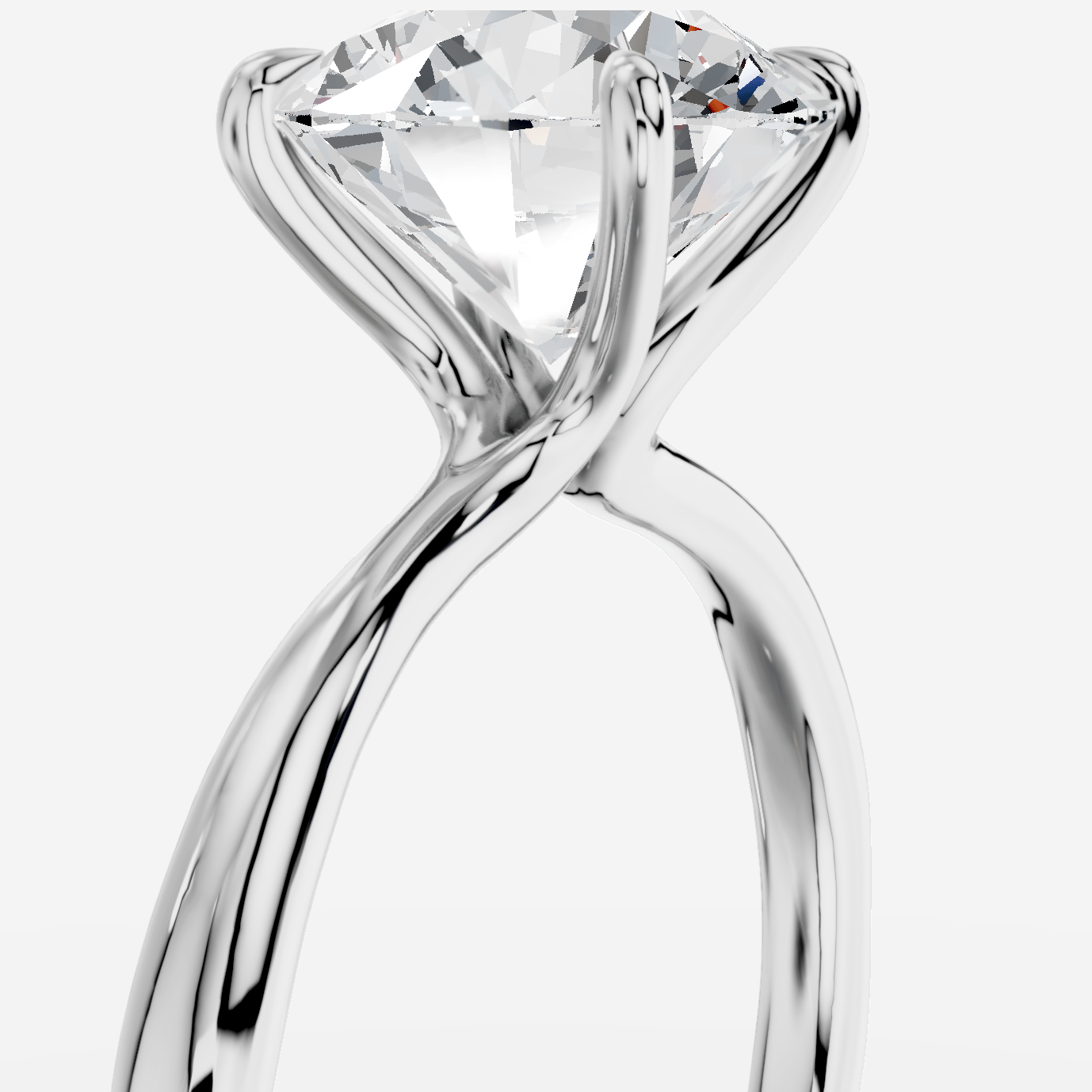 Cybele Yuvarlak Kesim Laboratuvar Pırlanta Yüzük | X Diamond