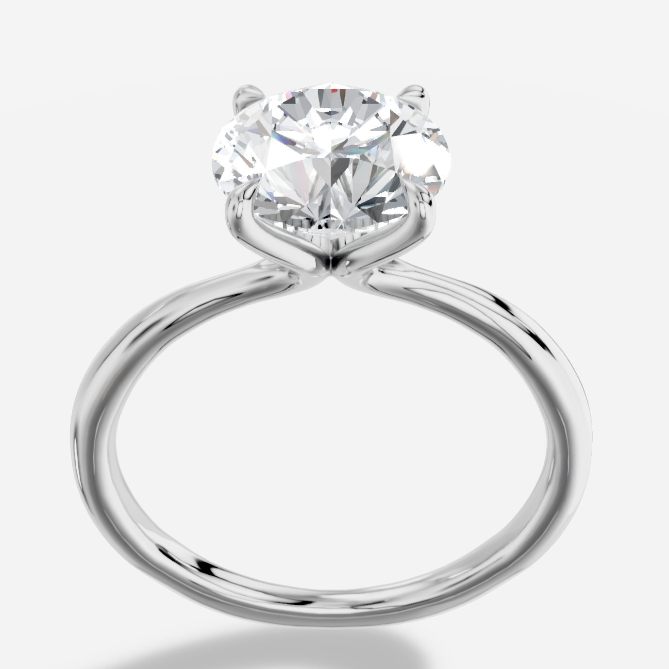 Cybele Yuvarlak Kesim Laboratuvar Pırlanta Yüzük | X Diamond