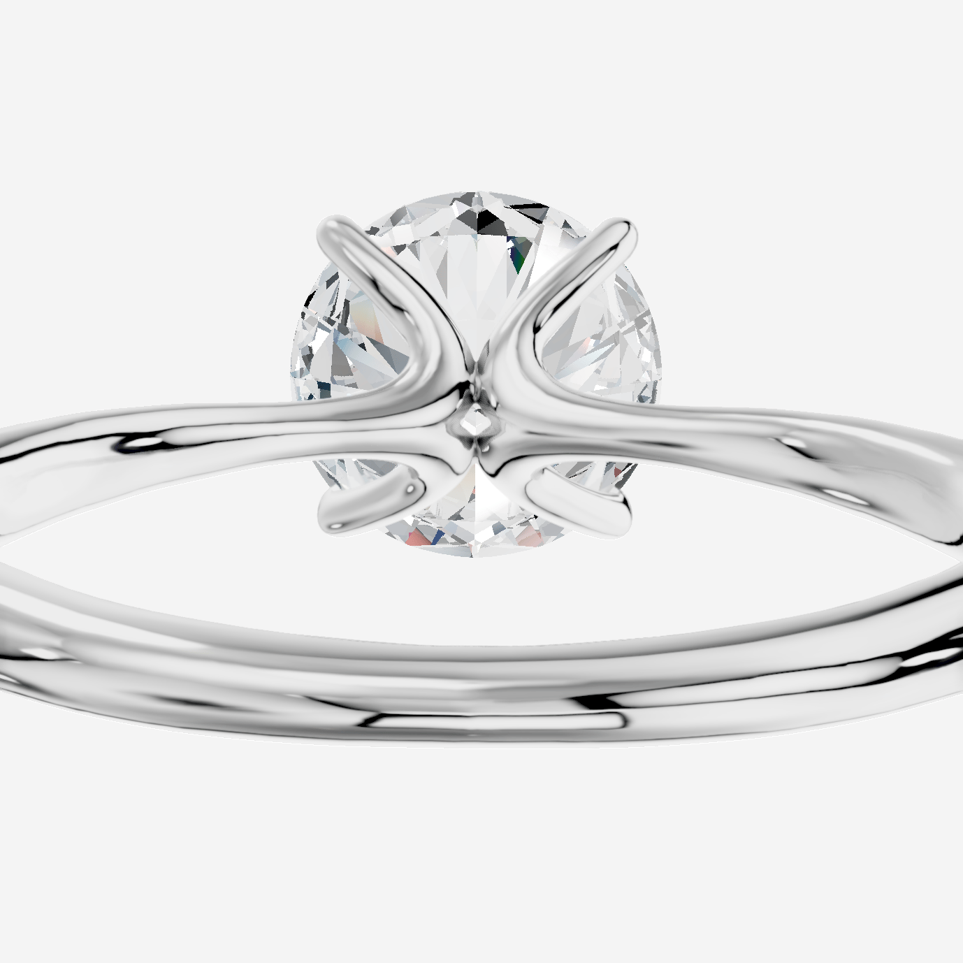Cybele Yuvarlak Kesim Laboratuvar Pırlanta Yüzük | X Diamond
