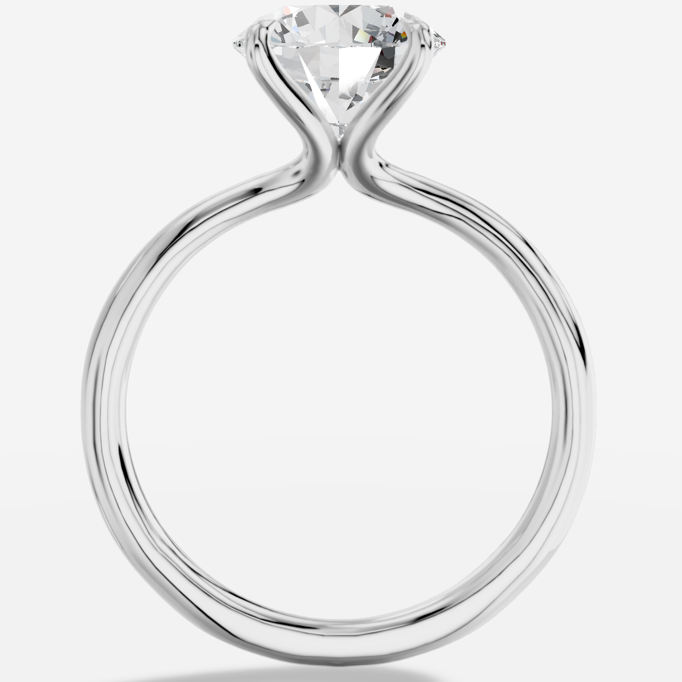 Cybele Yuvarlak Kesim Laboratuvar Pırlanta Yüzük | X Diamond