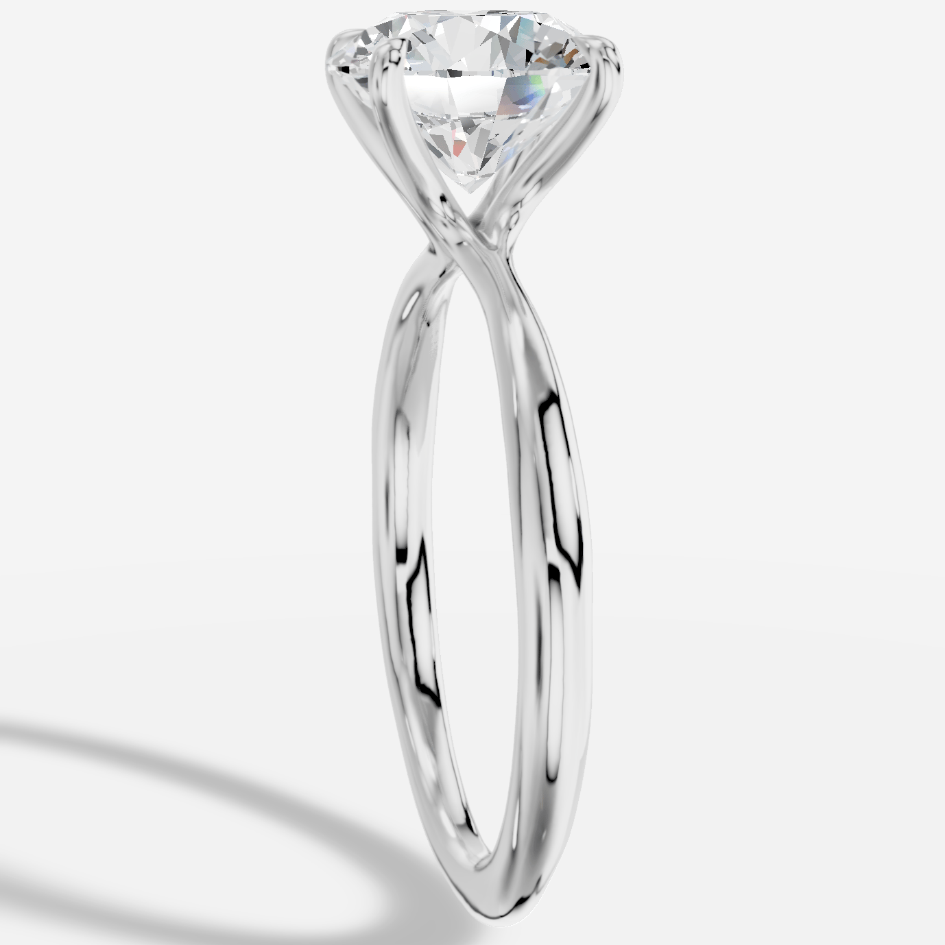 Cybele Yuvarlak Kesim Laboratuvar Pırlanta Yüzük | X Diamond