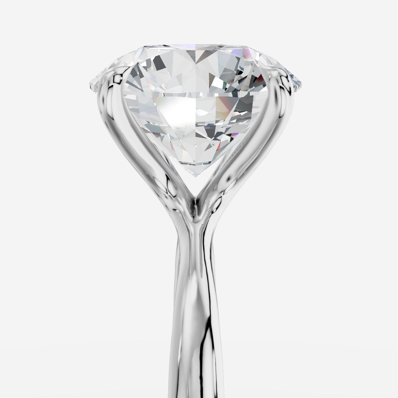 Cybele Yuvarlak Kesim Laboratuvar Pırlanta Yüzük | X Diamond