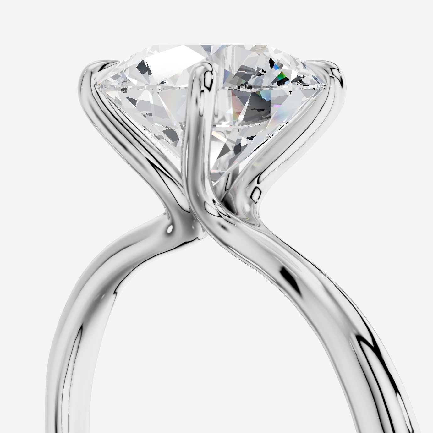 Cybele Yuvarlak Kesim Laboratuvar Pırlanta Yüzük | X Diamond