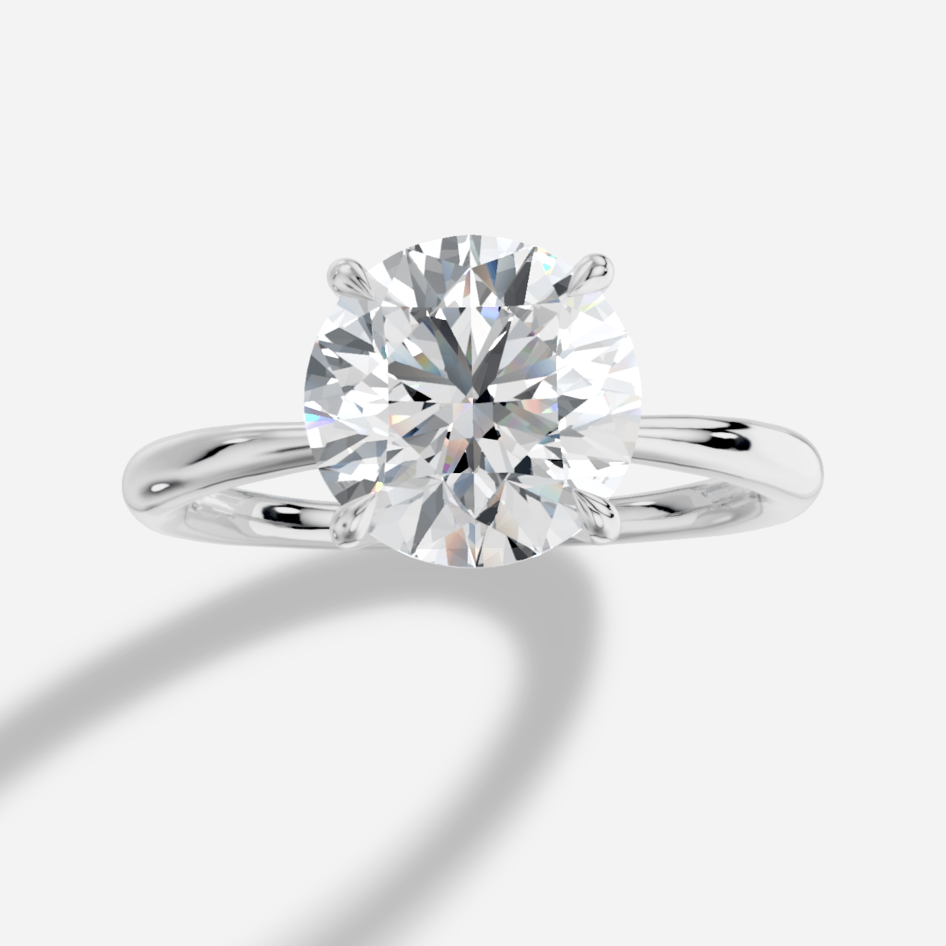 Cybele Yuvarlak Kesim Laboratuvar Pırlanta Yüzük | X Diamond