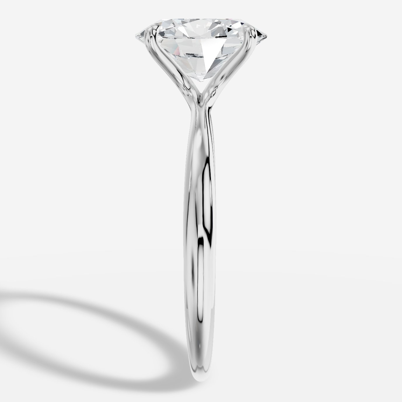 Cybele Oval Yuvarlak Kesim Laboratuvar Pırlanta Yüzük | X Diamond