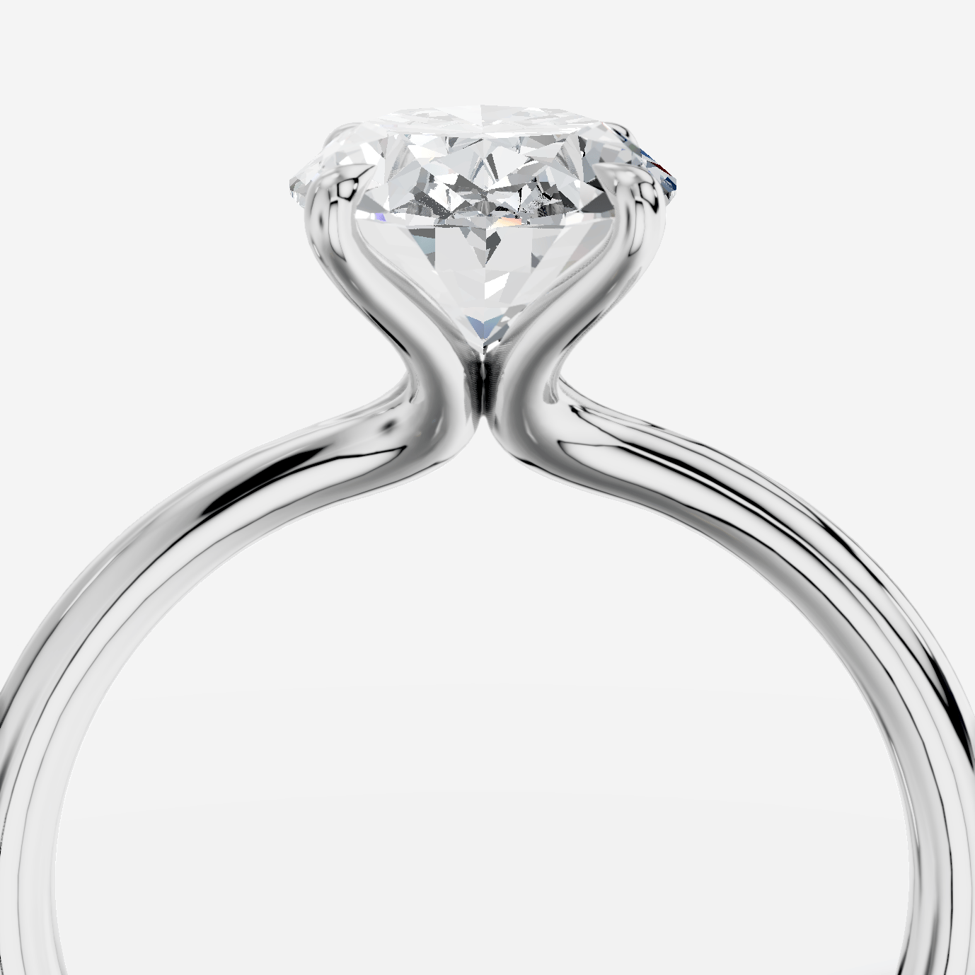 Cybele Oval Yuvarlak Kesim Laboratuvar Pırlanta Yüzük | X Diamond
