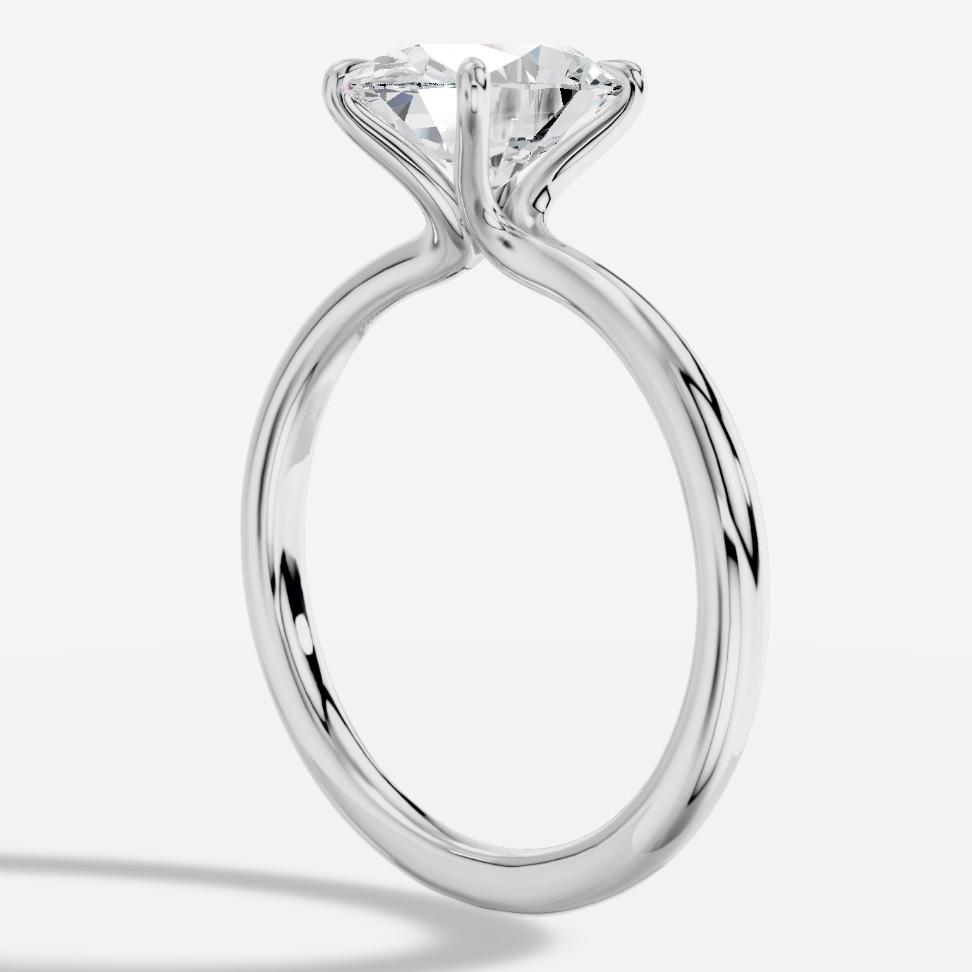Cybele Oval Yuvarlak Kesim Laboratuvar Pırlanta Yüzük | X Diamond