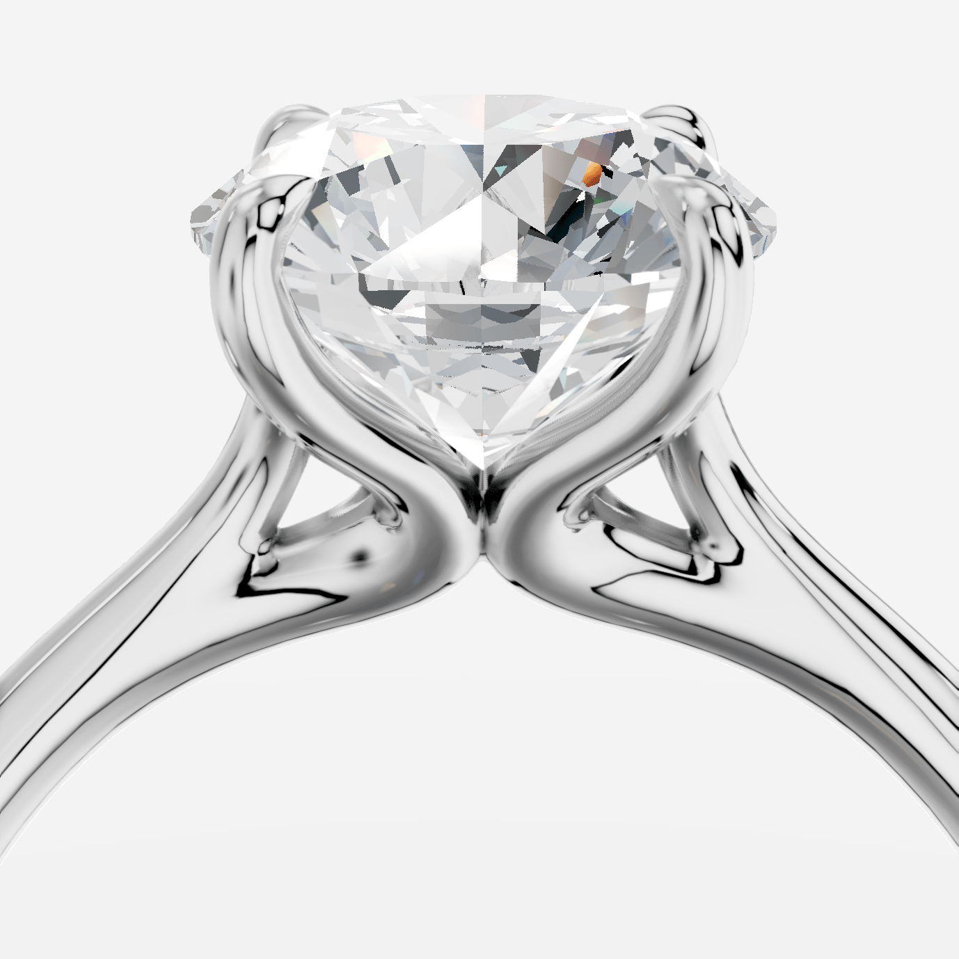 Elite Yuvarlak Kesim Laboratuvar Pırlanta Yüzük | X Diamond