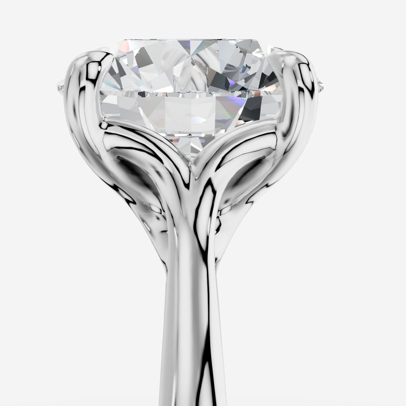 Elite Yuvarlak Kesim Laboratuvar Pırlanta Yüzük | X Diamond