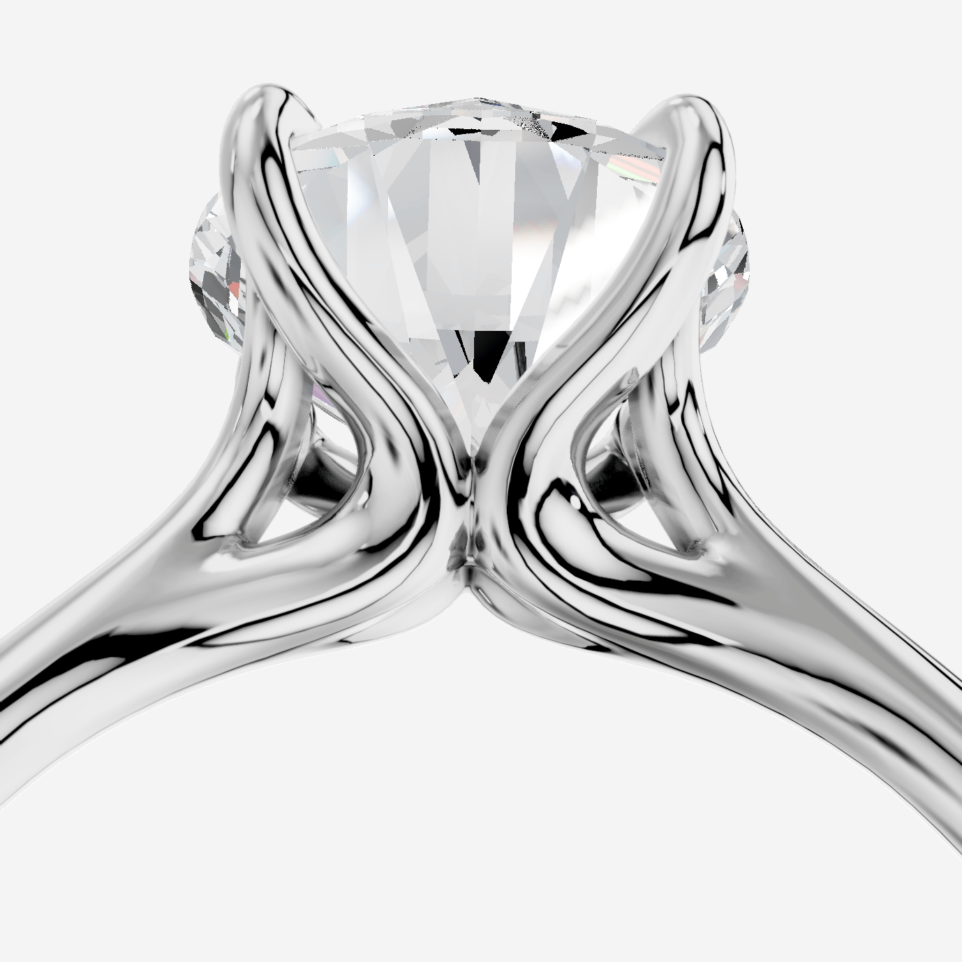 Elite Yuvarlak Kesim Laboratuvar Pırlanta Yüzük | X Diamond